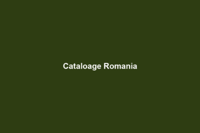 Cataloage Romania